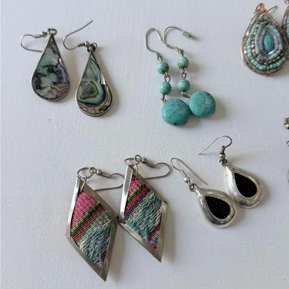 Beach Inspired  Multi-Color Earring Set - Picture 2 of 5